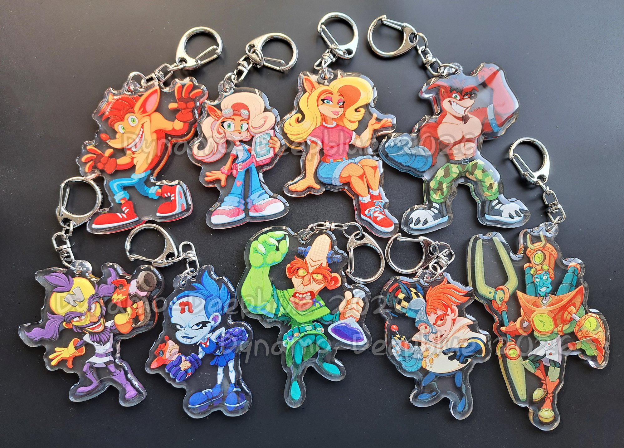 N. SANE Keychains | Dynamo-Deepblue Art & Design - Shop